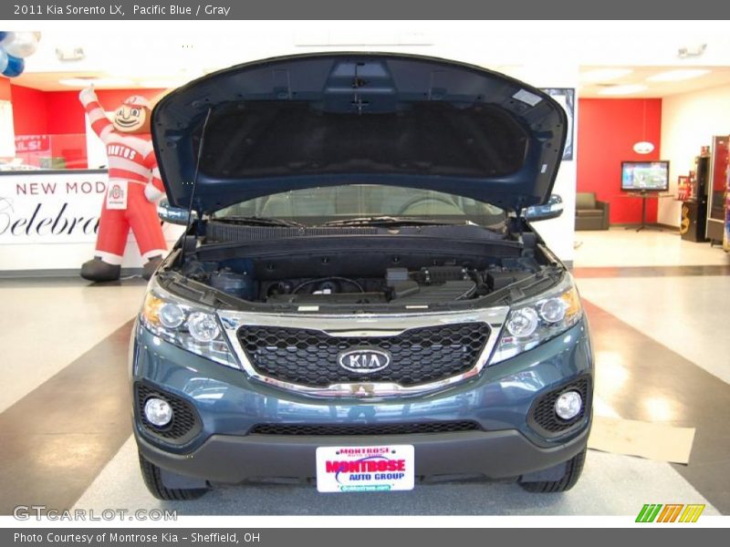 Pacific Blue / Gray 2011 Kia Sorento LX