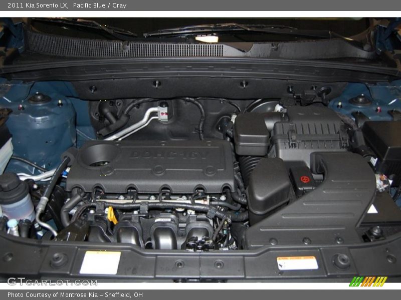 Pacific Blue / Gray 2011 Kia Sorento LX