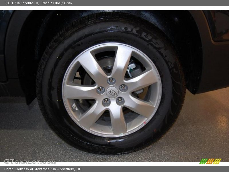 Pacific Blue / Gray 2011 Kia Sorento LX