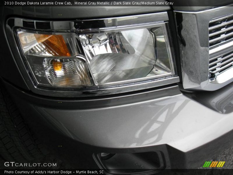 Mineral Gray Metallic / Dark Slate Gray/Medium Slate Gray 2010 Dodge Dakota Laramie Crew Cab