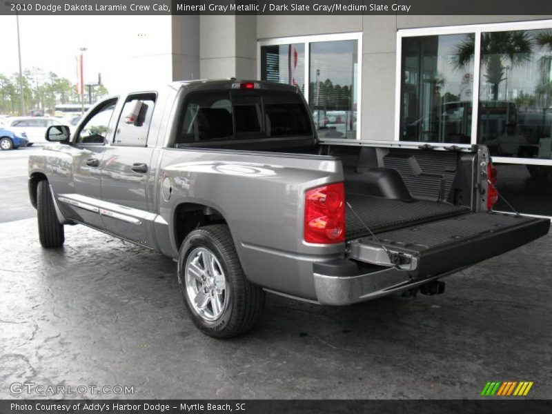 Mineral Gray Metallic / Dark Slate Gray/Medium Slate Gray 2010 Dodge Dakota Laramie Crew Cab