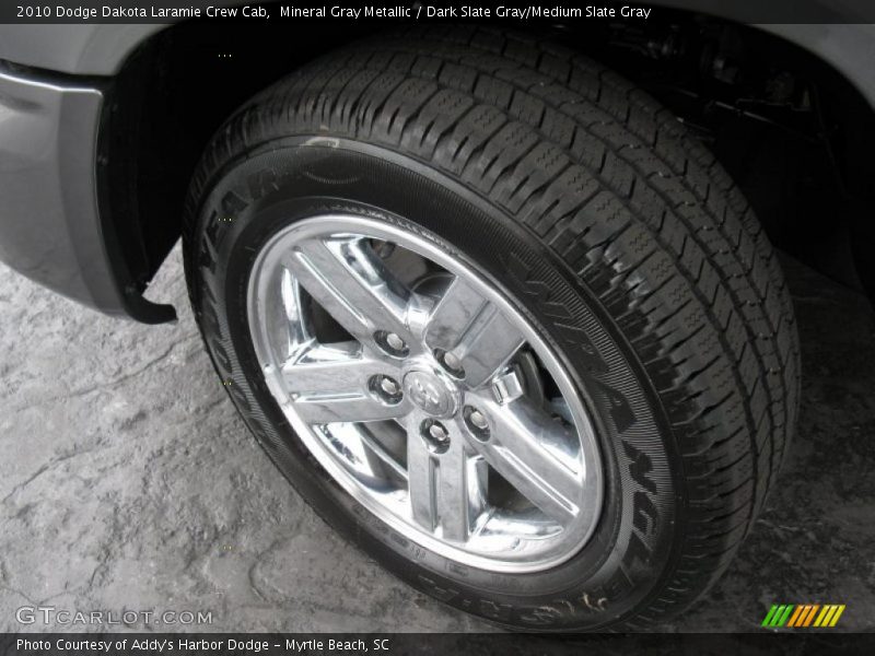 Mineral Gray Metallic / Dark Slate Gray/Medium Slate Gray 2010 Dodge Dakota Laramie Crew Cab