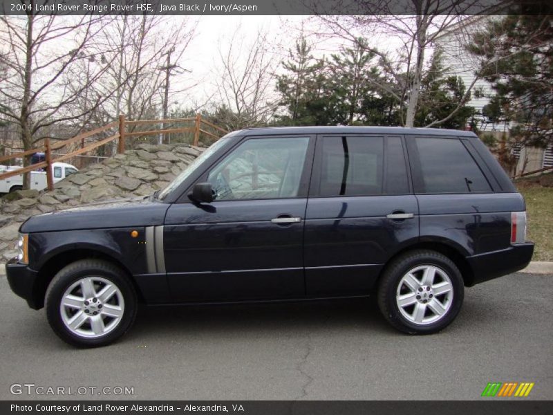 Java Black / Ivory/Aspen 2004 Land Rover Range Rover HSE