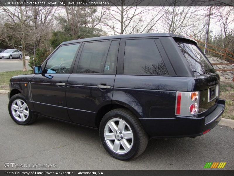 Java Black / Ivory/Aspen 2004 Land Rover Range Rover HSE