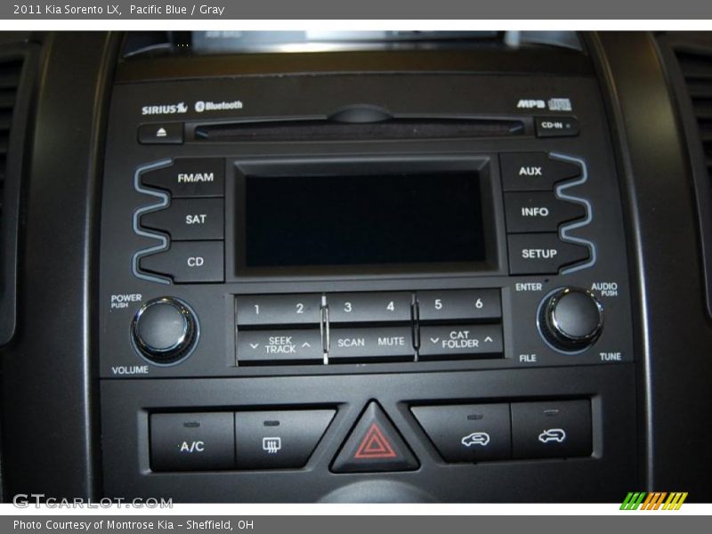 Pacific Blue / Gray 2011 Kia Sorento LX
