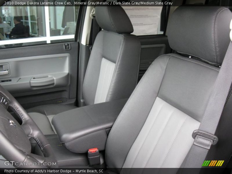 Mineral Gray Metallic / Dark Slate Gray/Medium Slate Gray 2010 Dodge Dakota Laramie Crew Cab