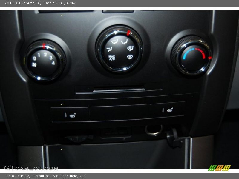 Pacific Blue / Gray 2011 Kia Sorento LX