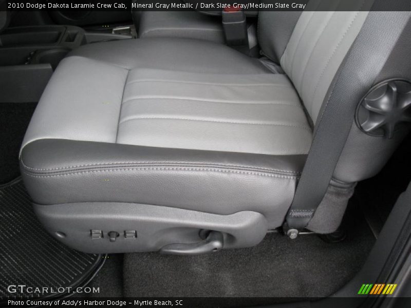Mineral Gray Metallic / Dark Slate Gray/Medium Slate Gray 2010 Dodge Dakota Laramie Crew Cab