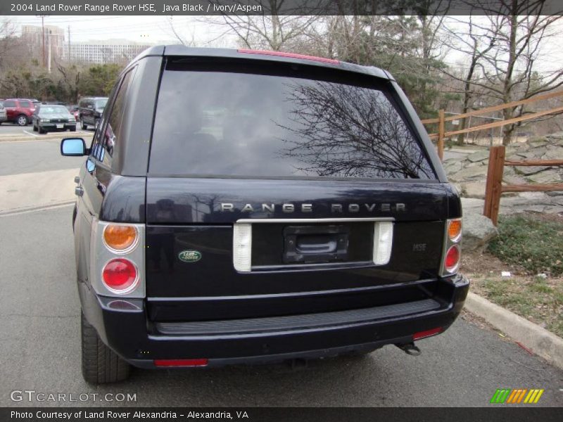 Java Black / Ivory/Aspen 2004 Land Rover Range Rover HSE