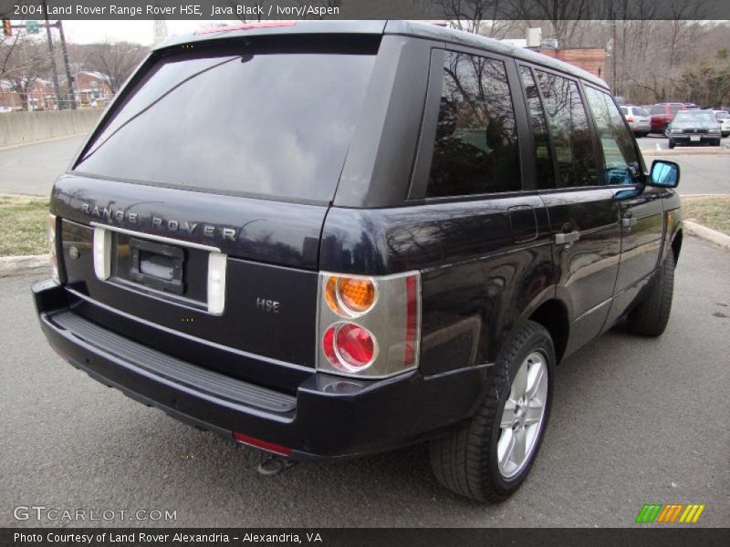 Java Black / Ivory/Aspen 2004 Land Rover Range Rover HSE