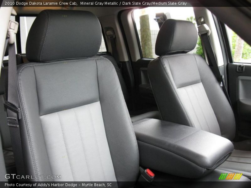 Mineral Gray Metallic / Dark Slate Gray/Medium Slate Gray 2010 Dodge Dakota Laramie Crew Cab