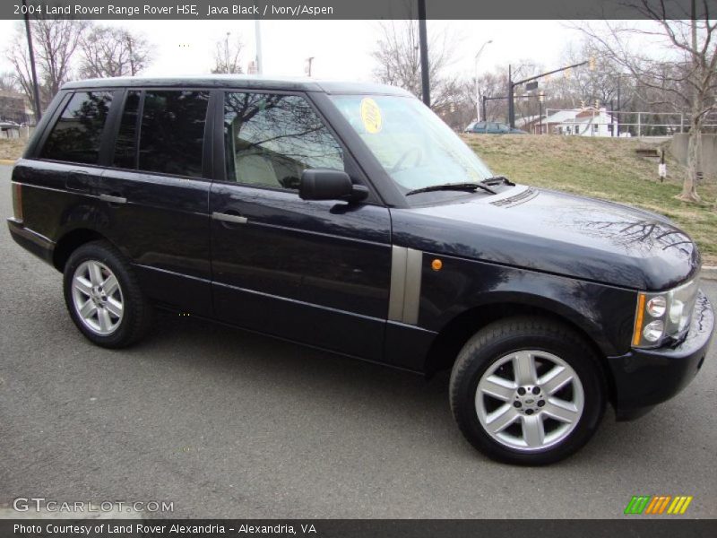 Java Black / Ivory/Aspen 2004 Land Rover Range Rover HSE