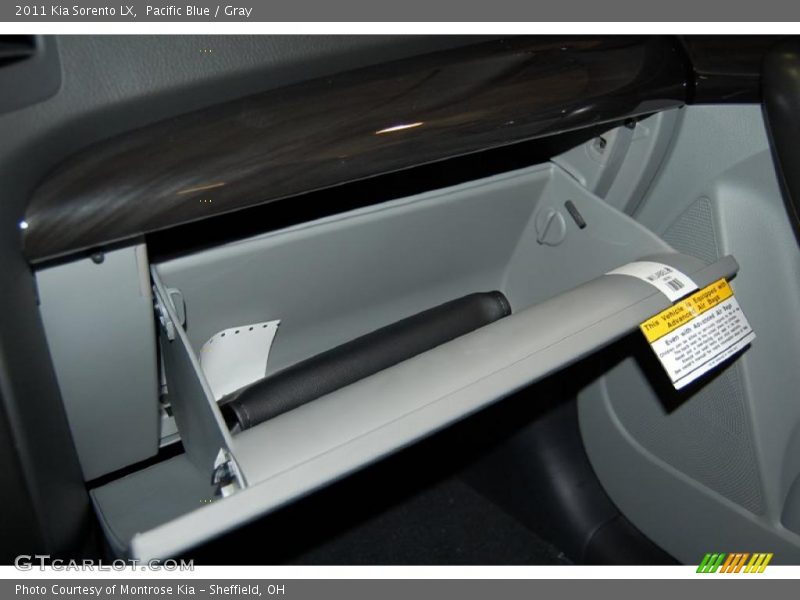 Pacific Blue / Gray 2011 Kia Sorento LX