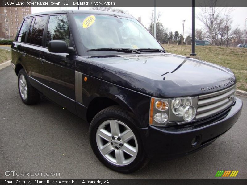 Java Black / Ivory/Aspen 2004 Land Rover Range Rover HSE