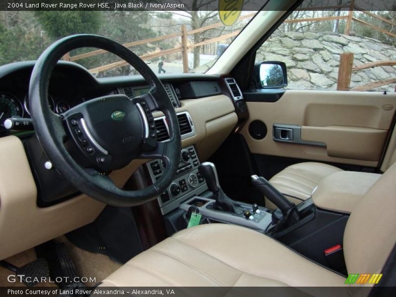 Java Black / Ivory/Aspen 2004 Land Rover Range Rover HSE