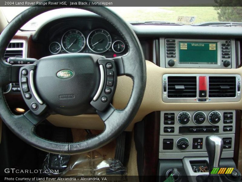 Java Black / Ivory/Aspen 2004 Land Rover Range Rover HSE