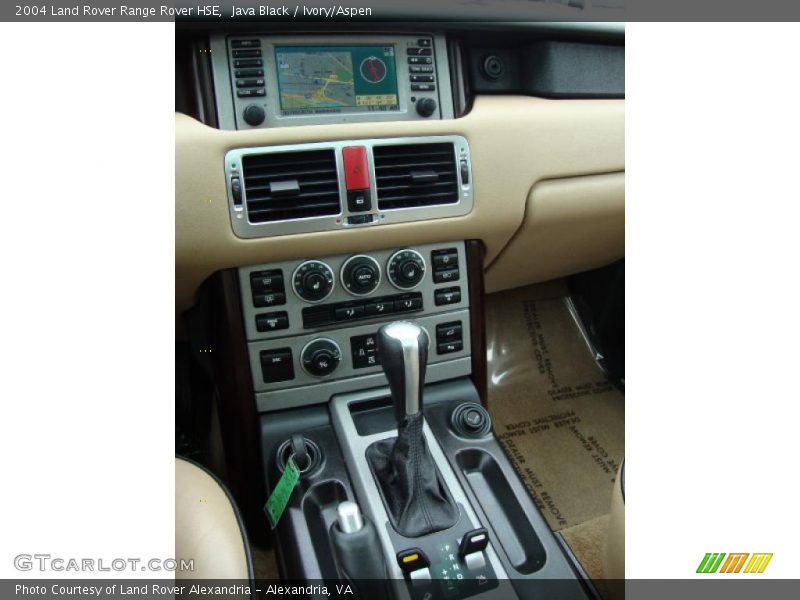 Java Black / Ivory/Aspen 2004 Land Rover Range Rover HSE
