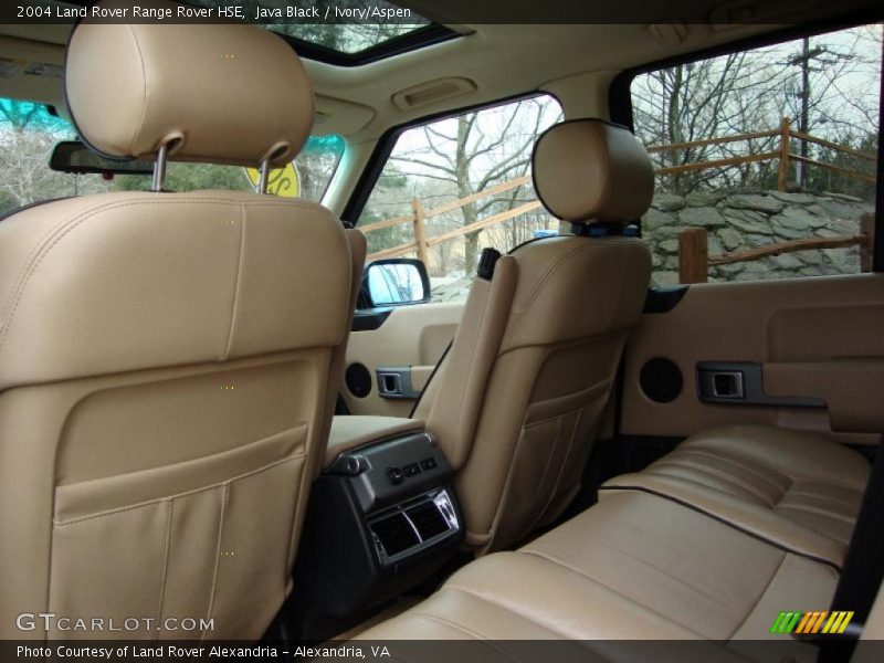 Java Black / Ivory/Aspen 2004 Land Rover Range Rover HSE