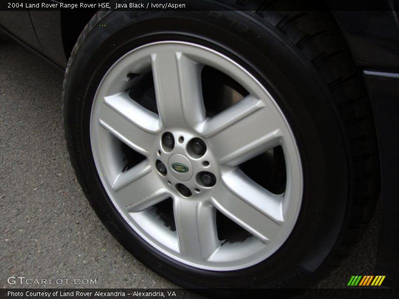 Java Black / Ivory/Aspen 2004 Land Rover Range Rover HSE