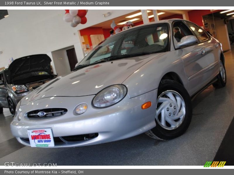 Silver Frost Metallic / Medium Graphite 1998 Ford Taurus LX