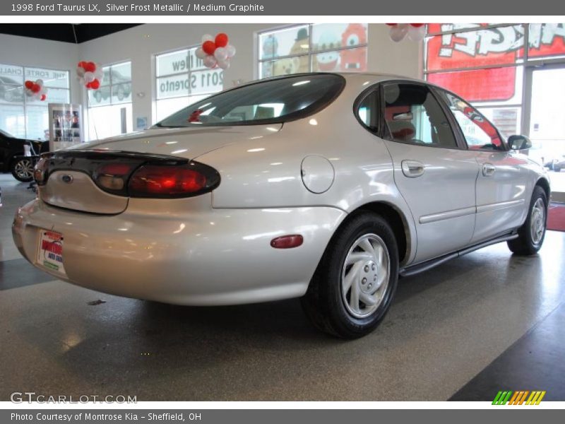 Silver Frost Metallic / Medium Graphite 1998 Ford Taurus LX
