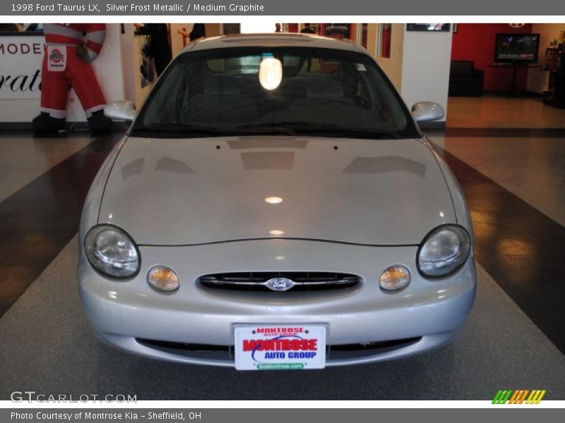 Silver Frost Metallic / Medium Graphite 1998 Ford Taurus LX