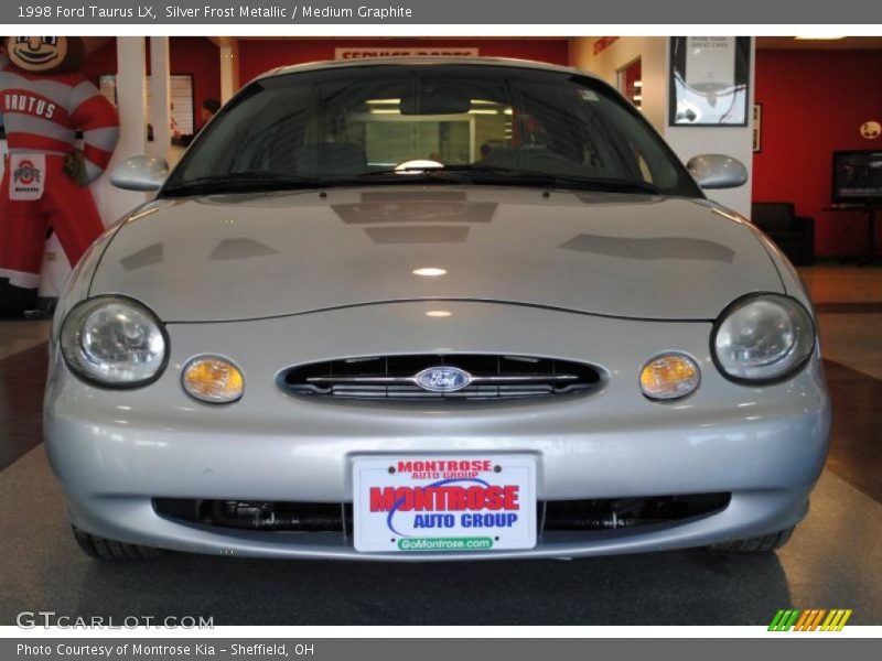 Silver Frost Metallic / Medium Graphite 1998 Ford Taurus LX
