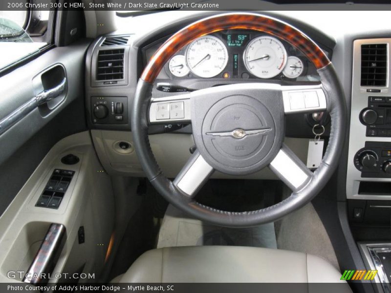 Stone White / Dark Slate Gray/Light Graystone 2006 Chrysler 300 C HEMI