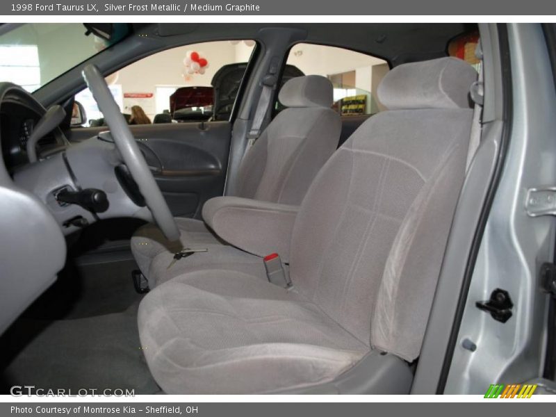 Silver Frost Metallic / Medium Graphite 1998 Ford Taurus LX