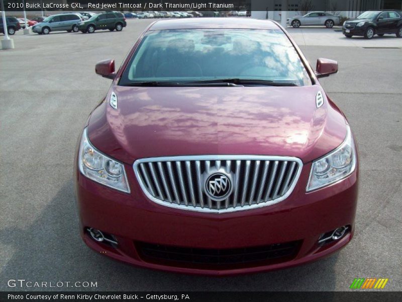 Red Jewel Tintcoat / Dark Titanium/Light Titanium 2010 Buick LaCrosse CXL