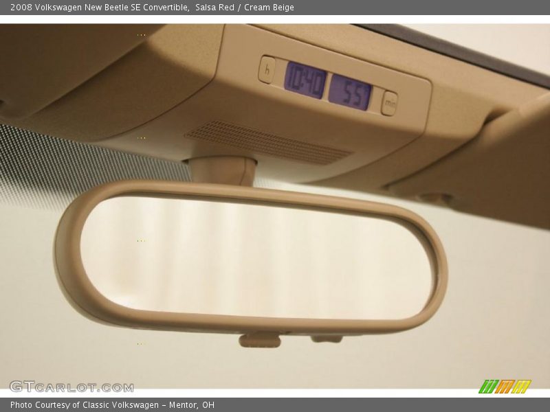 Salsa Red / Cream Beige 2008 Volkswagen New Beetle SE Convertible