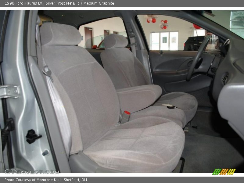 Silver Frost Metallic / Medium Graphite 1998 Ford Taurus LX