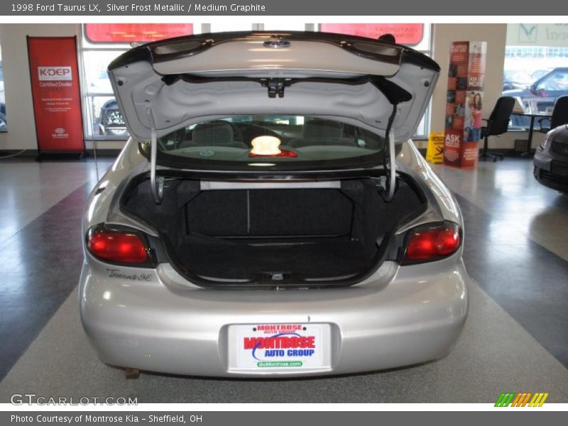 Silver Frost Metallic / Medium Graphite 1998 Ford Taurus LX