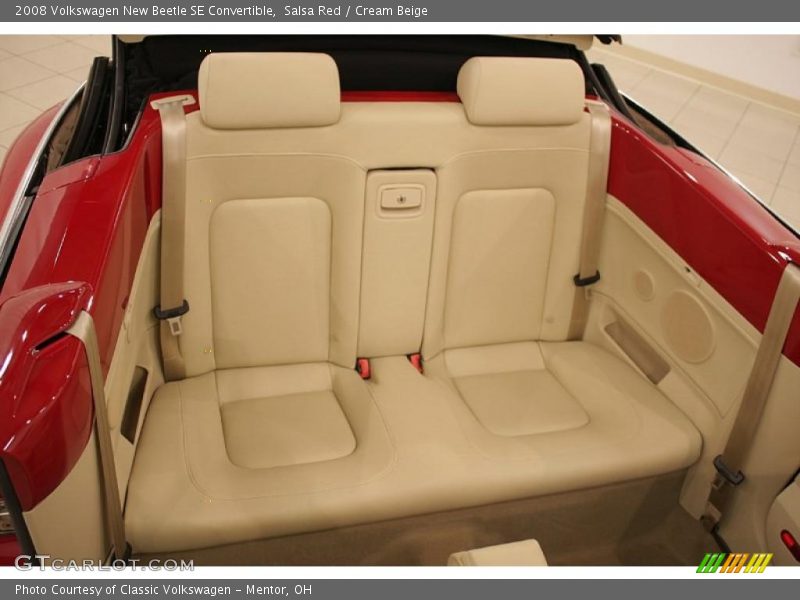 Salsa Red / Cream Beige 2008 Volkswagen New Beetle SE Convertible