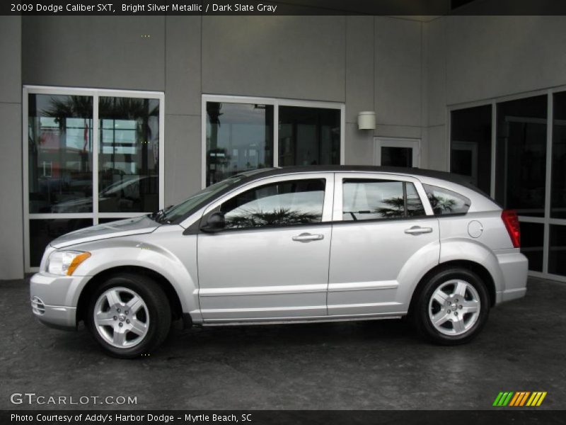 Bright Silver Metallic / Dark Slate Gray 2009 Dodge Caliber SXT