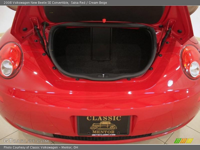 Salsa Red / Cream Beige 2008 Volkswagen New Beetle SE Convertible