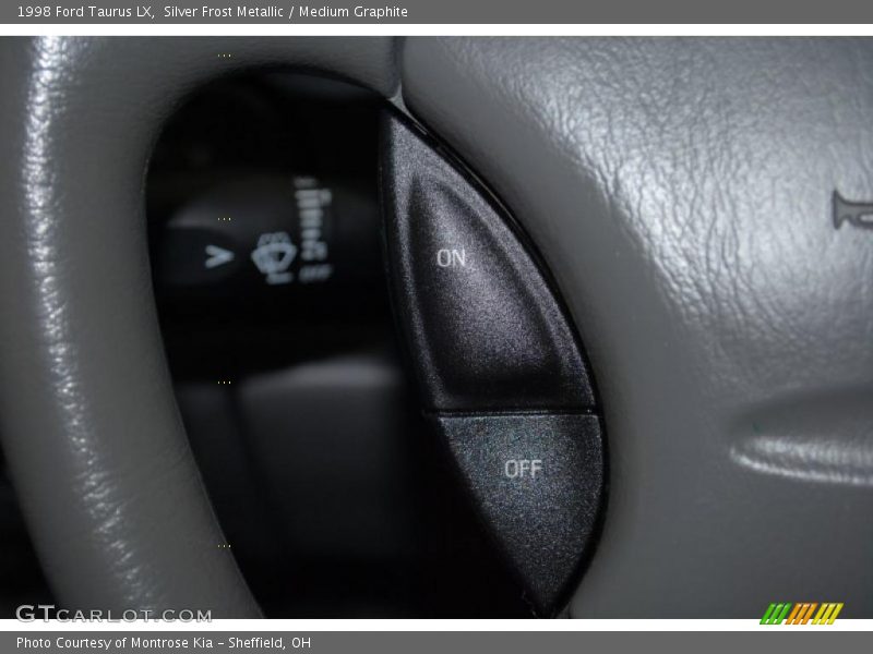 Silver Frost Metallic / Medium Graphite 1998 Ford Taurus LX
