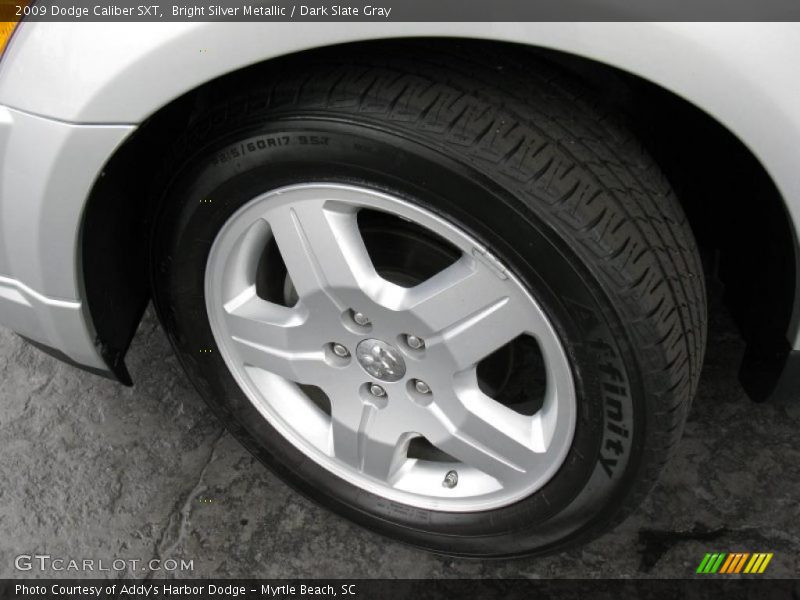 Bright Silver Metallic / Dark Slate Gray 2009 Dodge Caliber SXT