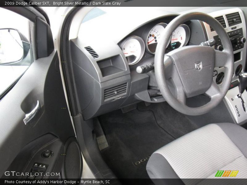 Bright Silver Metallic / Dark Slate Gray 2009 Dodge Caliber SXT