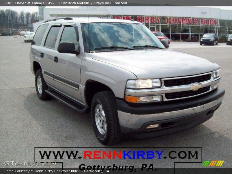 Silver Birch Metallic / Gray/Dark Charcoal 2005 Chevrolet Tahoe LS 4x4