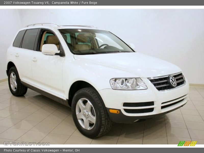 Campanella White / Pure Beige 2007 Volkswagen Touareg V6