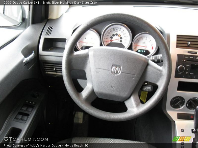Bright Silver Metallic / Dark Slate Gray 2009 Dodge Caliber SXT