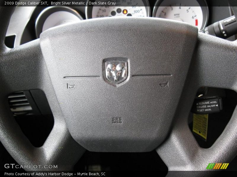 Bright Silver Metallic / Dark Slate Gray 2009 Dodge Caliber SXT