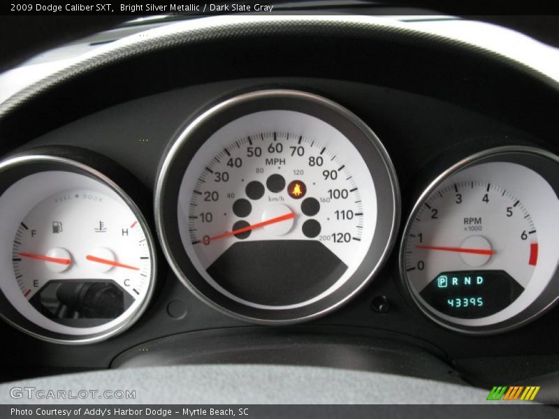 Bright Silver Metallic / Dark Slate Gray 2009 Dodge Caliber SXT