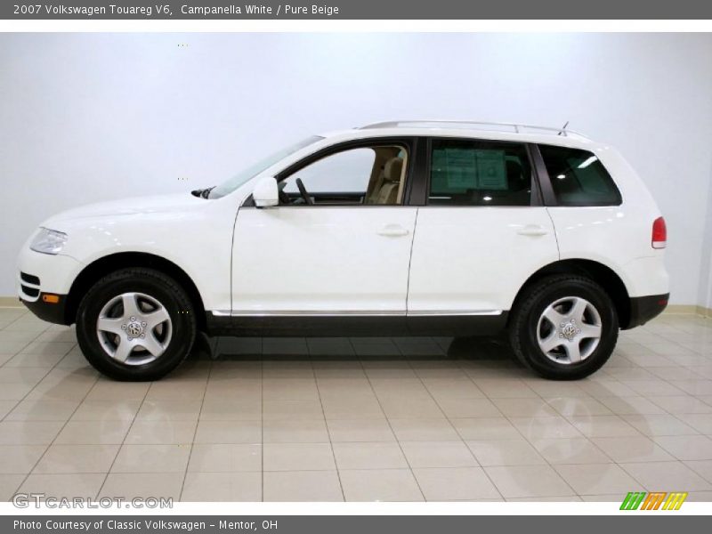 Campanella White / Pure Beige 2007 Volkswagen Touareg V6