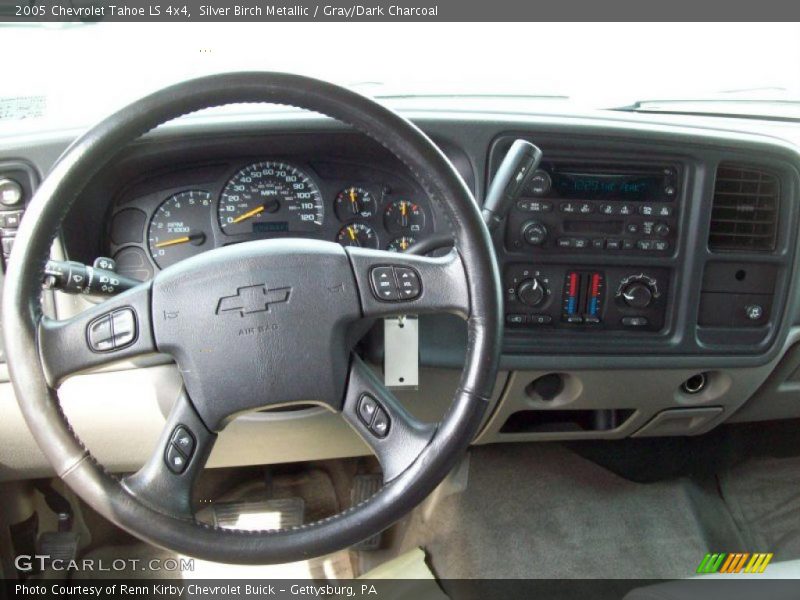 Silver Birch Metallic / Gray/Dark Charcoal 2005 Chevrolet Tahoe LS 4x4