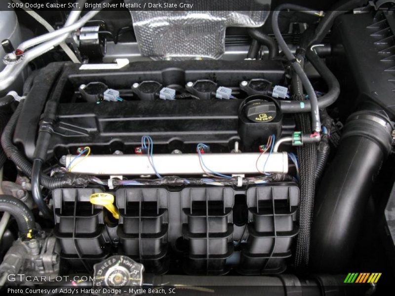 Bright Silver Metallic / Dark Slate Gray 2009 Dodge Caliber SXT