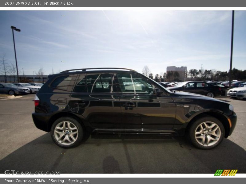 Jet Black / Black 2007 BMW X3 3.0si