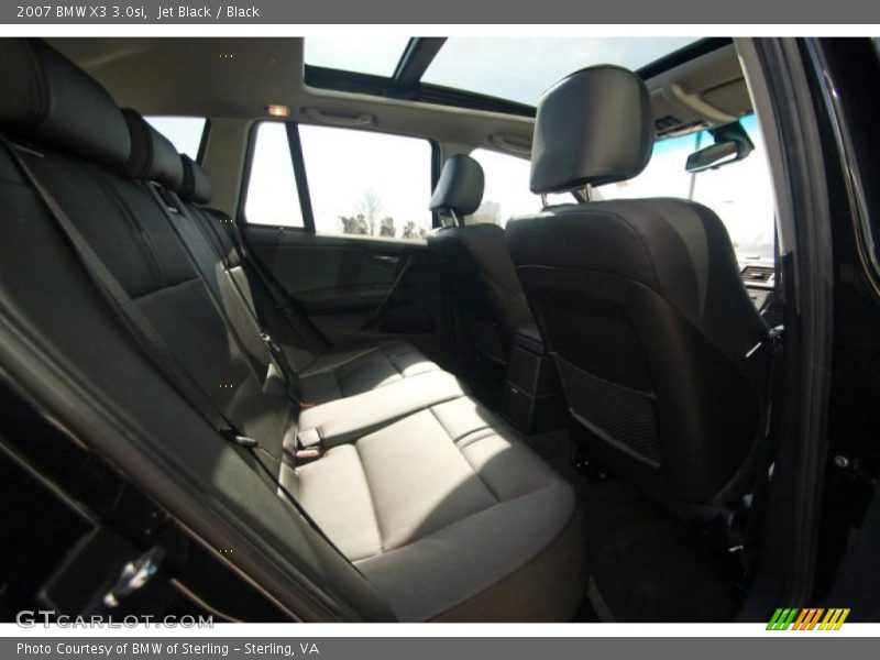 Jet Black / Black 2007 BMW X3 3.0si