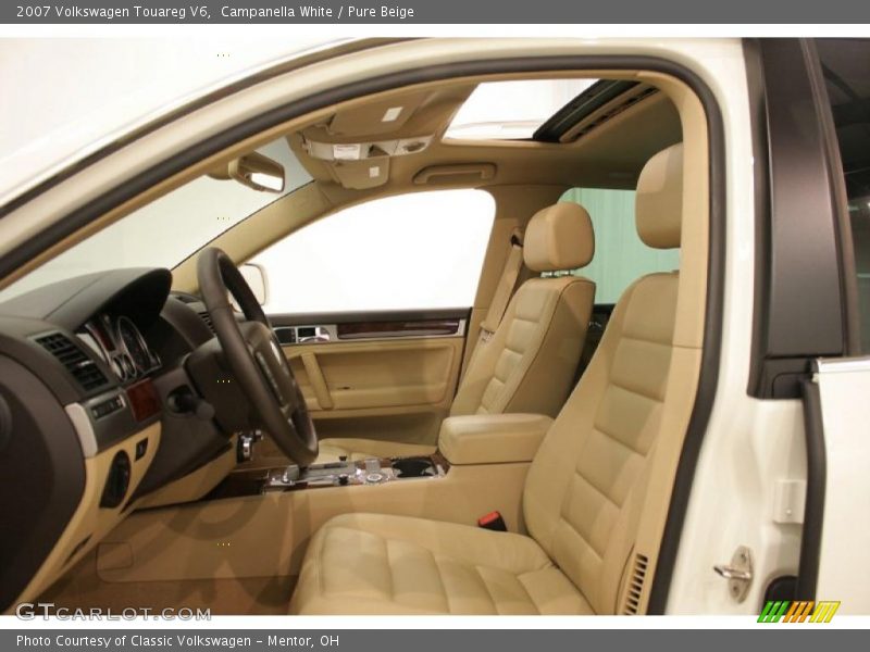 Campanella White / Pure Beige 2007 Volkswagen Touareg V6